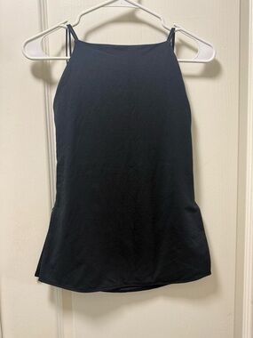 Abercrombie & Fitch Black Mini Shirt with Thin Straps